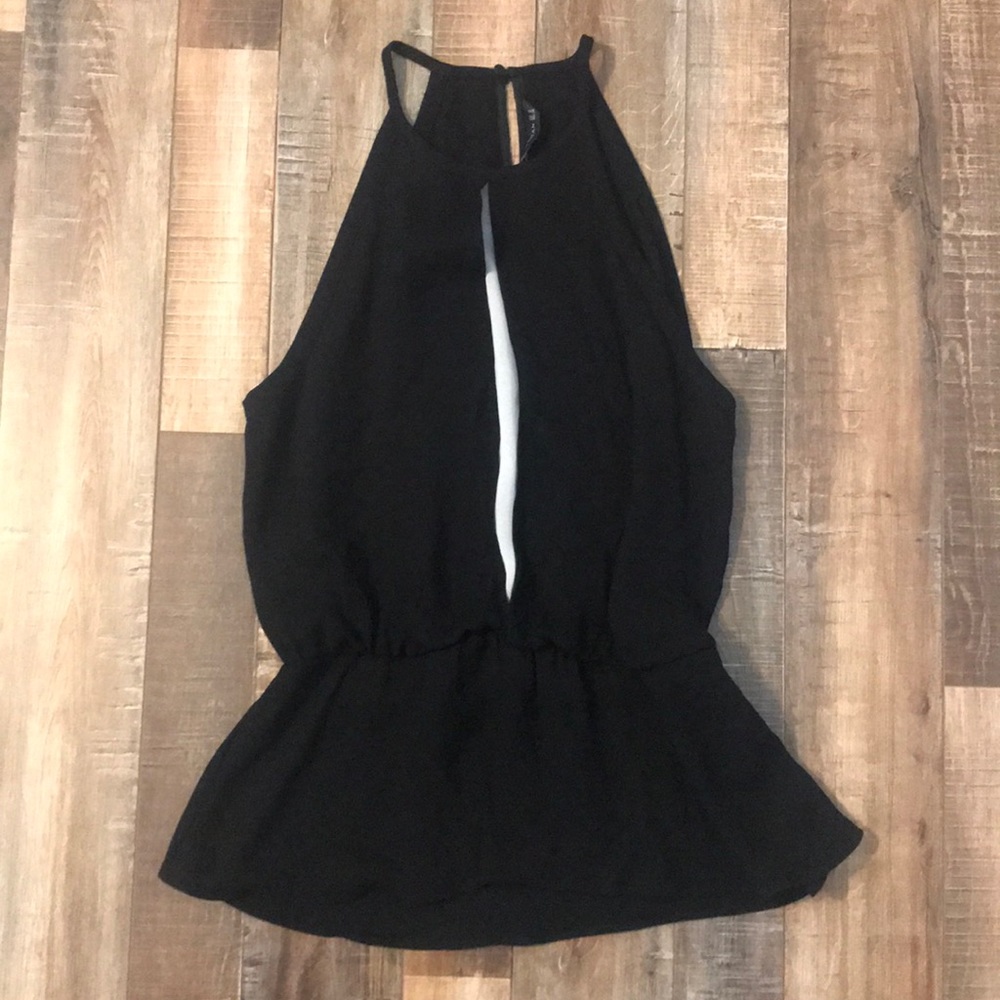 Elegant Black Sleeveless Top